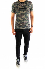 Tricou tip Zara army - camuflaj - tricou barbati - tricou slim fit - 6872P3 foto