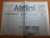 Ziarul adevarul 8 august 1990-articolul despre razboiul din golf