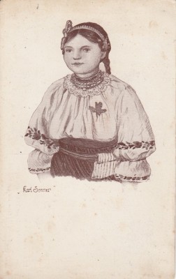 FETITA DIN TRANSILVANIA , FELDPOST foto