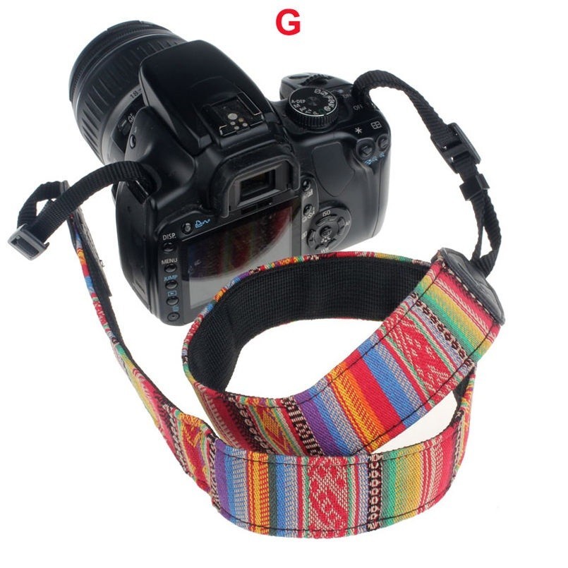 Curea aparat foto Neck Strap Camera Grip motive FOLK DSLR CANON NIKON |  Okazii.ro