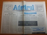 Ziarul adevarul 2 octombrie 1990-art. despe sapanta, jud. maramures