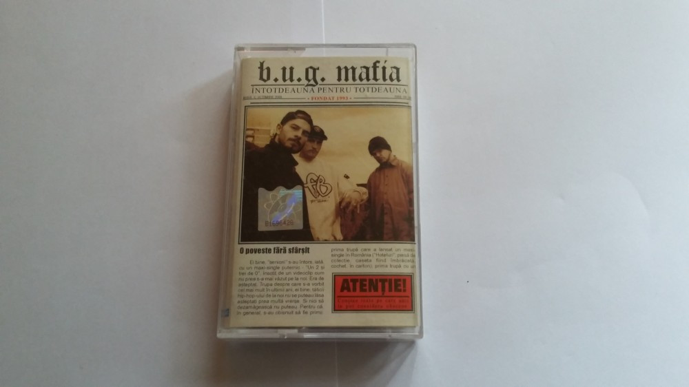 BUG MAFIA-INTOTDEAUNA PENTRU TOTDEAUNA caseta audio RARITATE | arhiva  Okazii.ro