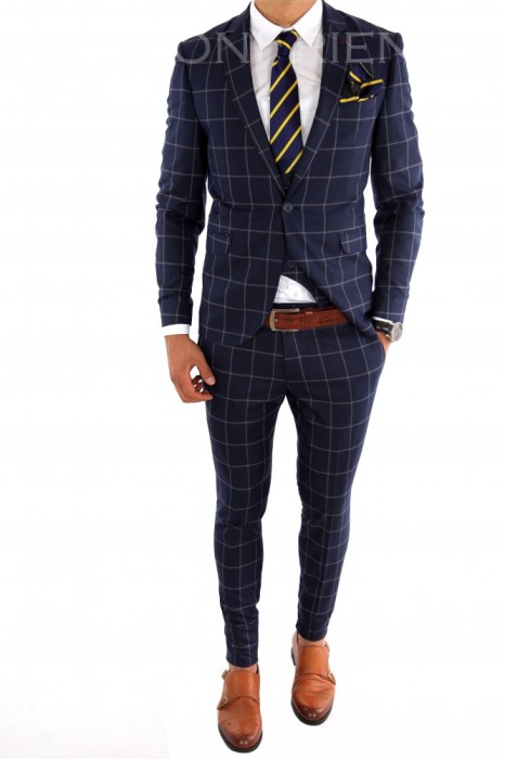 Costum tip ZARA - sacou + vesta + pantaloni costum barbati casual office - 6866 foto mare Costum tip ZARA - sacou + vesta + pantaloni costum barbati casual office - 6866 foto mare