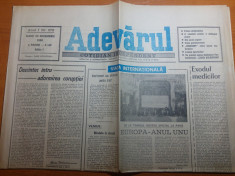 ziarul adevarul 20 noiembrie 1990- la bucuresti miting impotriva comunismului foto