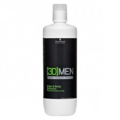 Schwarzkopf Professional 3DMEN Hair &amp;amp;amp; Body Shampoo sampon si dus gel 2in1 1000 ml foto