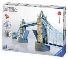 Puzzle 3D Ravensburger London Tower Bridge Building 216 Pieces foto