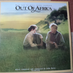 out of africa John Barry disc vinyl lp muzica film Motion Picture Soundtrack VG+