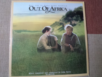 out of africa John Barry disc vinyl lp muzica film Motion Picture Soundtrack VG+ foto