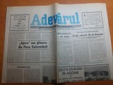 Ziarul adevarul 6 septembrie 1990- articolul -delta dunarii in agonie