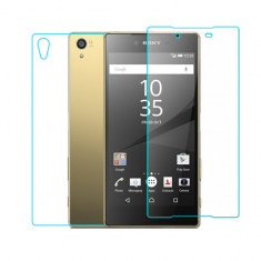 folie sticla sony xperia z5 tempered glass - fata si spate foto