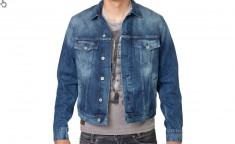 Vand Geaca Blugi Jacket Pepe Jeans Pinner Denim W45, absolut noua, slim ! foto