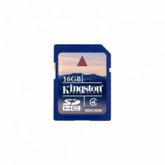 Card de memorie Kingston SDHC 16 GB Clasa 4 foto