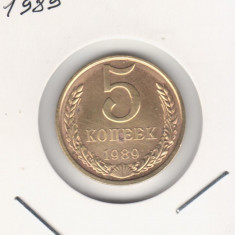 Rusia URSS 1989 moneda 5 Kopeici