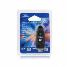 CITITOR DE CARDURI USB 2.0 ALL-IN-ONE NEGRU foto