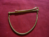 Ac de Cravata -metal aurit Anglia ,L= 6,5 cm