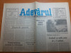 Ziarul adevarul 26 august 1990-petre roman cenzurat la televiziune