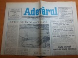 ziarul adevarul 19 august 1990-articolul &quot; satul se intoarce acasa &quot;