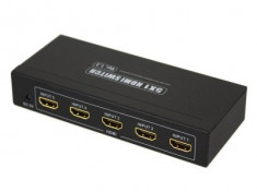 Splitter HDMI cu 5 porturi foto
