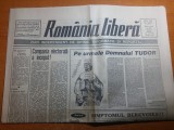 Ziarul romania libera 28 mai 1991-170 ani de la moartea lui tudor vladimirescu