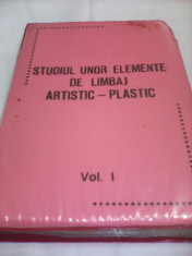 DIAPOZITIVE STUDIUL UNOR ELEMENTE DE LIMBAJ ARTISTIC-PLASTIC 10 FILE 120 BUC foto