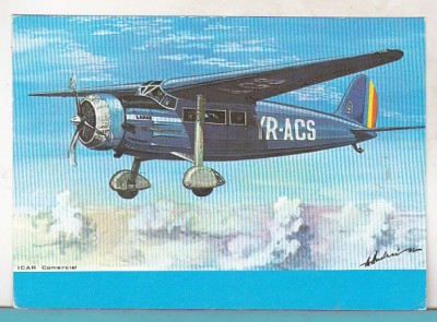 bnk cp Aviatie - ICAR Comercial - necirculata - marca fixa foto