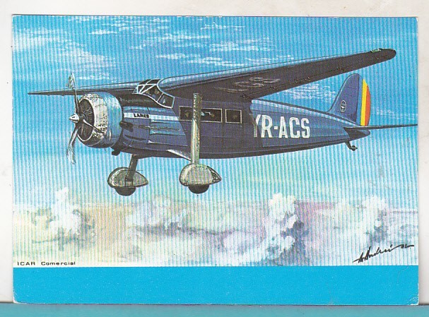 bnk cp Aviatie - ICAR Comercial - necirculata - marca fixa