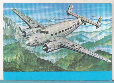 bnk cp Aviatie - Lockheed L-14l - necirculata - marca fixa foto