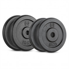 CAPITAL SPORT IPB 30 kg, greutati 2 x 5 kg + 2 ? 10 kg, 30 mm, negru foto