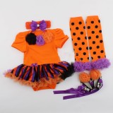 Costum bebelusi body tutu rochita+bentita+jambiere si pantofi, M, S