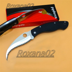 CUTIT. BRICEAG Spyderco Model: VG-10 KARAMBIT Made in Japan. EXCELENT! foto