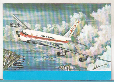 bnk cp TAROM - Boeing 707 - necirculata - marca fixa foto