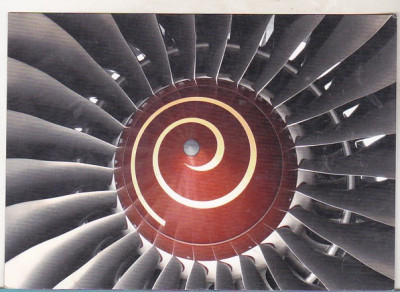 bnk cp Aviatie - Lufthansa - Motor Rolls Royce Trent 500 - necirculata foto