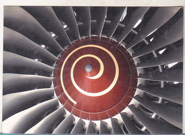 bnk cp Aviatie - Lufthansa - Motor Rolls Royce Trent 500 - necirculata