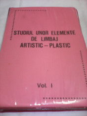 DIAPOZITIVE STUDIUL UNOR ELEMENTE DE LIMBAJ ARTISTIC-PLASTIC 10 FILE 120 BUC foto