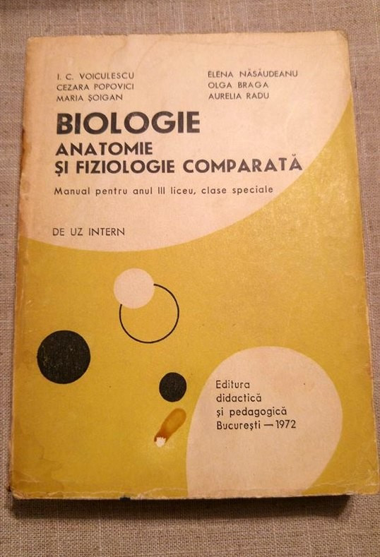 BIOLOGIE-Anatomie si Fiziologie Comparata -colectiv universitar | Okazii.ro