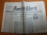 ziarul romania libera 23 mai 1991-art. &quot;secretul morti de la copsa mica&quot;