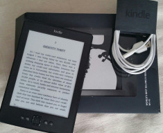 eBook Reader Kindle 4, 6 inch, Wi-Fi, Negru foto