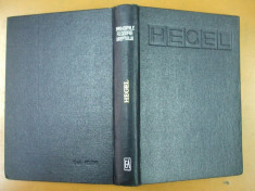 Hegel Principiile filozofiei dreptului Bucuresti 1969 foto