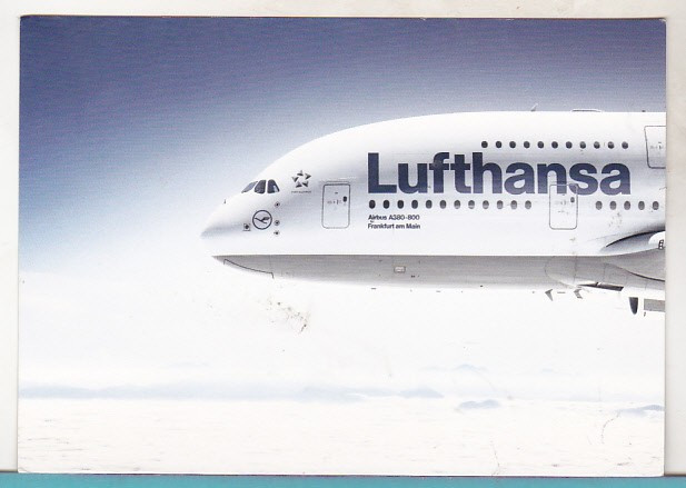 bnk cp Aviatie - Lufthansa - Airbus A380 - necirculata