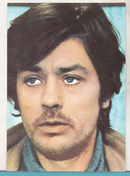 bnk cp Alain Delon - carte postala necirculata