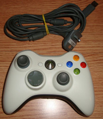 Controller XBox 360 ORIGINAL + Cablu Play &amp;amp; Charge foto