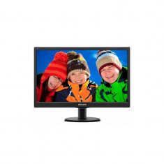 Monitor LED Philips 193V5LSB2/10, 18.5 inch, 1366x768, 5 ms, D-Sub, Negru foto