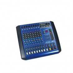 Mixer audio profesional amplificat cu efecte digitale 380W foto