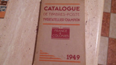 CATALOGUE DE TIMBRES-POSTE YVERT&amp;amp;TELLIER-CHAMPION,1949 foto