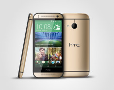 HTC One M8 Auriu cu carcasa inteligenta Htc Dot View gri foto