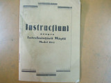 Instructiuni asupra intrebuintarii mastii model 1935