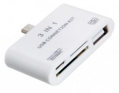 Smart card reader OTG 3in1 foto