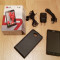 Telefon LG Optimus L9 II D605 negru, accesorii, cutie, husa tip carte nefolosita
