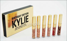 Gold Kylie Jenner lipgloss Cosmetics Matte Lipstick Birthday Limited Edition foto