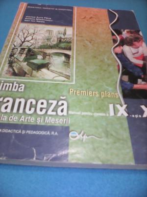 LIMBA FRANCEZA MANUAL CLASA IX-X foto